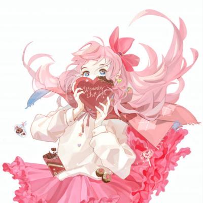 巡音流歌VOCALOID头像图片，神秘空灵的歌声、优美的粉色长发-萌图百科