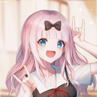 《辉夜大小姐想让我告白》藤原千花甜美头像图片16张-萌图百科