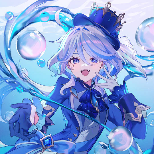 《原神》水之魔神·芙宁娜头像图片