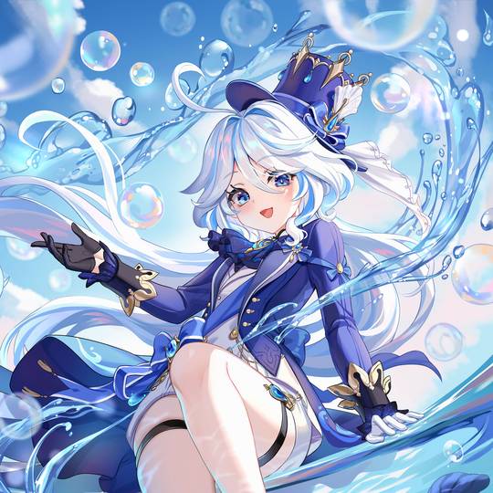 《原神》水之魔神·芙宁娜头像图片