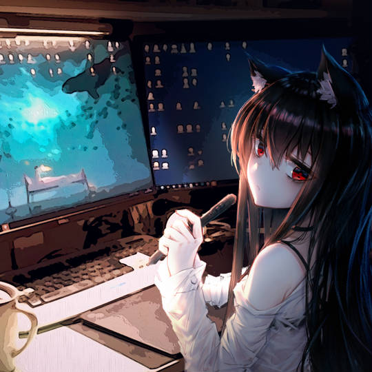 兽耳娘女生头像图片