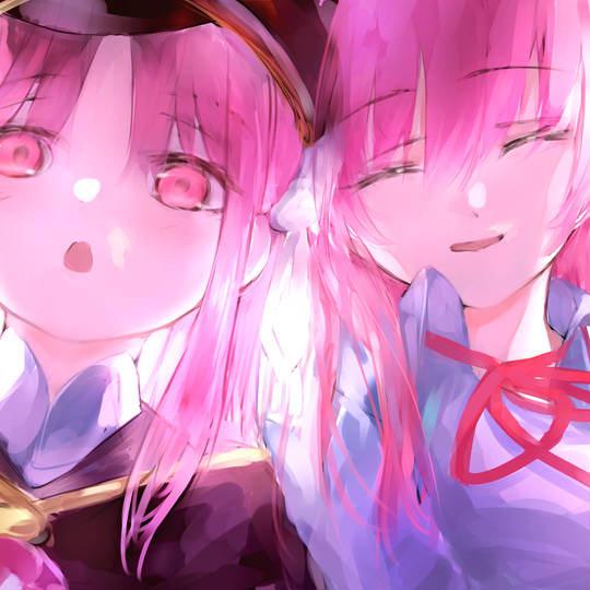 Heaven Burns Red, 女孩子, HEAVEN BURNS RED, 国见玉, 逢川惠, 粉色头发, めぐタマ