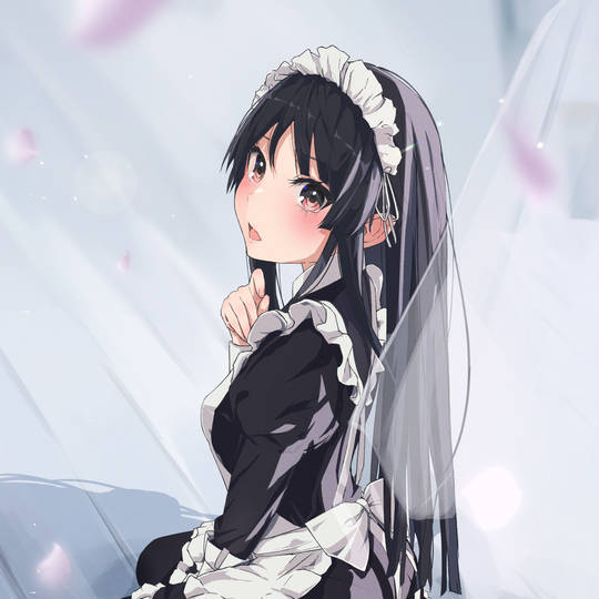 秋山澪, 轻音少女, 女仆, けいおん500users入り