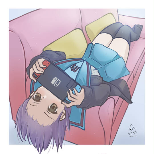 长门有希, 長門有希ちゃんの消失, ながとゆき, 凉宫春日的忧郁, 京阿尼, 京都动画, 蓝裙子, 水手服