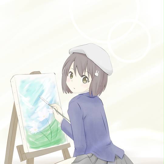 这个美术社大有问题！, 宇佐美瑞希, 小女孩, 2016年イラスト, 美术部图片