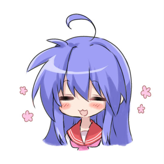 Lucky Star, 泉此方, Lucky☆Star, illustration, 插画, 水手服, らき☆すた100users入り