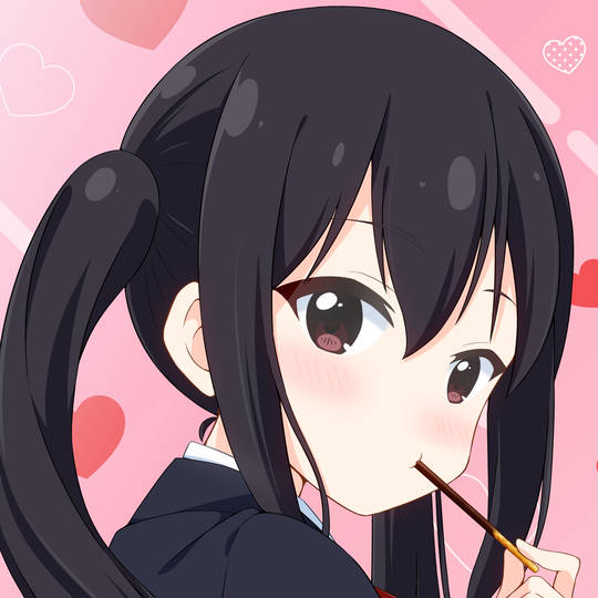 《轻音少女》中野梓超清可爱头像图片