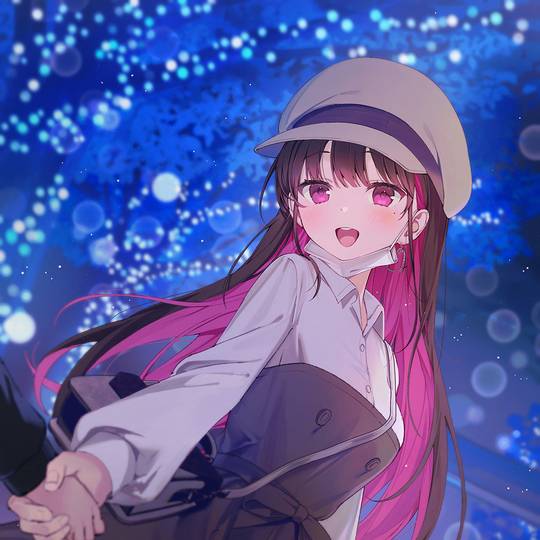 原创, 女孩子, アイドルちゃん, 手つなぎ, inner color