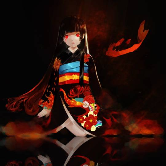 动画《地狱少女》阎魔爱高冷头像图片-萌图百科