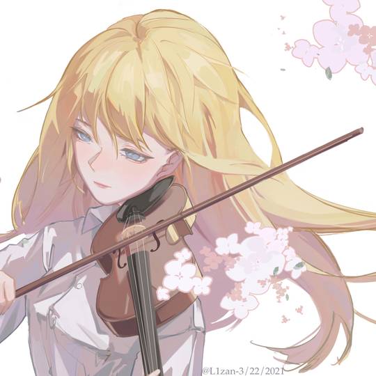 同人, 四月は君の嘘, 宫园薰, 君嘘, 涂鸦, 二次创作, 四月は君の嘘100users入り