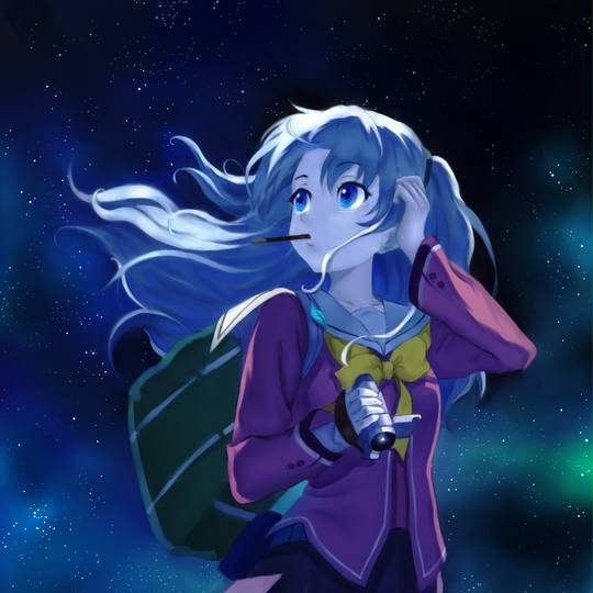 charlotte, 友利奈绪, 星空, 鹿人乙, 生徒会長, 友利奈緒