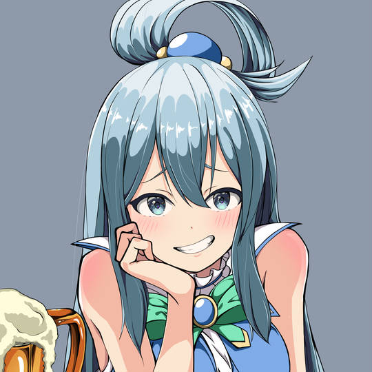 女孩子, 原创, girl, 动画, 阿库娅（为美好的世界献上祝福）, beer, 素晴, 插画, illustration, 素晴1000收藏