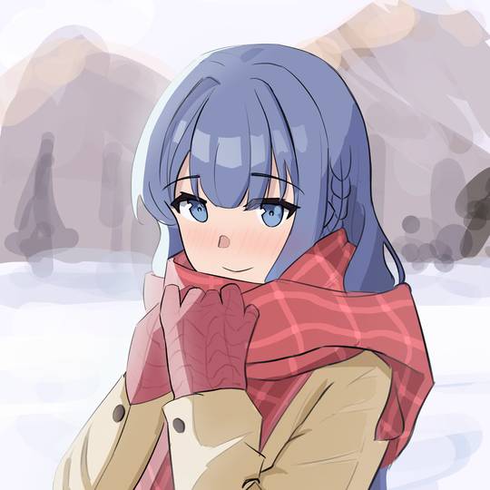 牧之原翔子, 青春猪头少年, 冬服, 小女孩图片