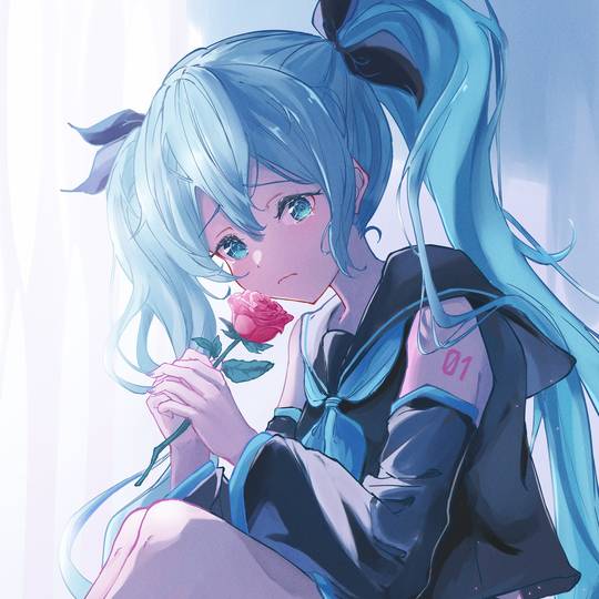 初音未来超高清头像图片