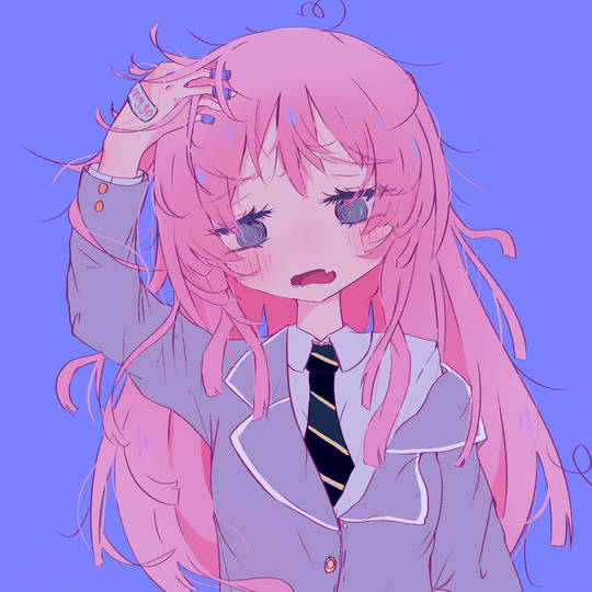 BanG_Dream!, MyGO!!!!!, 千早愛音, 千早爱音, 粉色头发, MYGO, 羽丘女子学園, BanG Dream!, 头像, 乐队