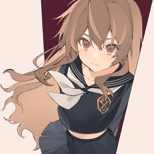 toradora, 逢坂大河, 龙与虎, 龙与虎1000收藏, 黑色水手服