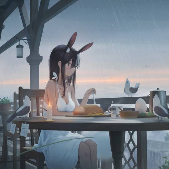 图片[13]-兔子耳朵（Rabbit）可爱女孩头像图片，独美的气质-萌图百科