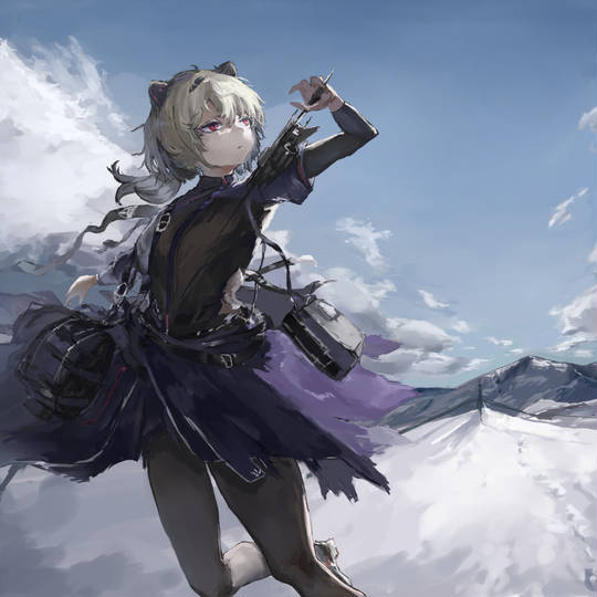 乌萨斯苦艾《明日方舟》头像图片，中坚术师分支干员-萌图百科