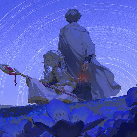 女孩子, 色彩, フリーレン, 葬送的芙莉莲, Himmel, Himmel/Frieren, 葬送のフリーレン1000users入り, 后背