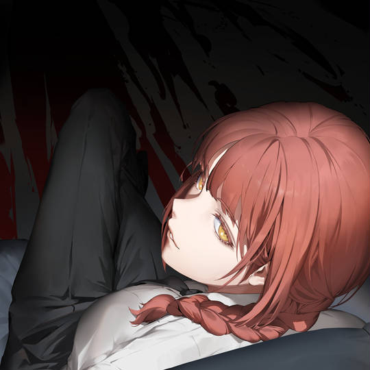 makima, 玛奇玛, Chainsaw Man, ChainsawMan, 斜め後ろハイアングル, 电锯人10000收藏, 妖艶