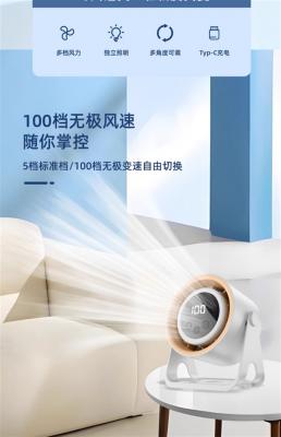 独立照明/快速降温：梵施家品100档台挂两用风扇31.9元-萌图百科