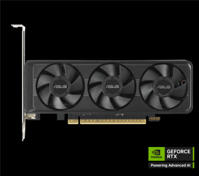 华硕推出半高刀卡RTX 5060：双槽三风扇、长175.8毫米-萌图百科