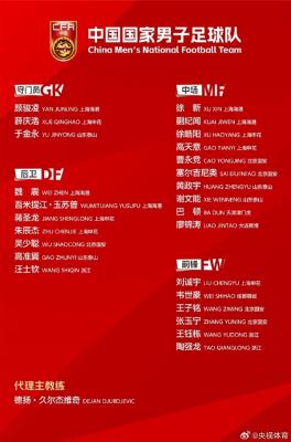 换新主帅！国足新阵容宣布引围观：这帮年轻队员能胜韩国、日本吗-萌图百科