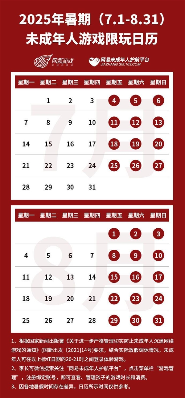 两个月只能玩27小时 腾讯、网易未成年人暑期“限玩”