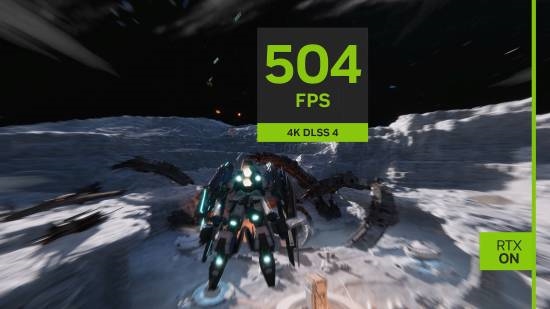 英伟达晒《解限机》DLSS 4实机：4K帧率暴涨4.6倍！