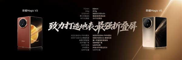 699元-10999元！荣耀Magic V5发布会五大新品价格汇总