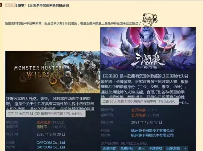 发售不到半年，这款千万销量的人气大作已经跟《三国杀》平起平坐了-萌图百科