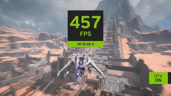 英伟达晒《解限机》DLSS 4实机：4K帧率暴涨4.6倍！