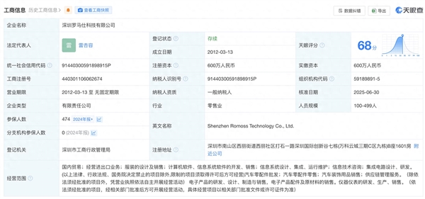 任期不足三个月 罗马仕变更法人 公司回应来了-萌图百科