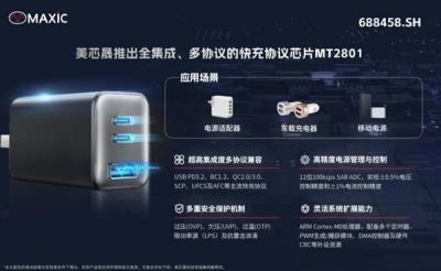 美芯晟：以高集成快充芯片 MT2801 引领快充技术多元变革-萌图百科