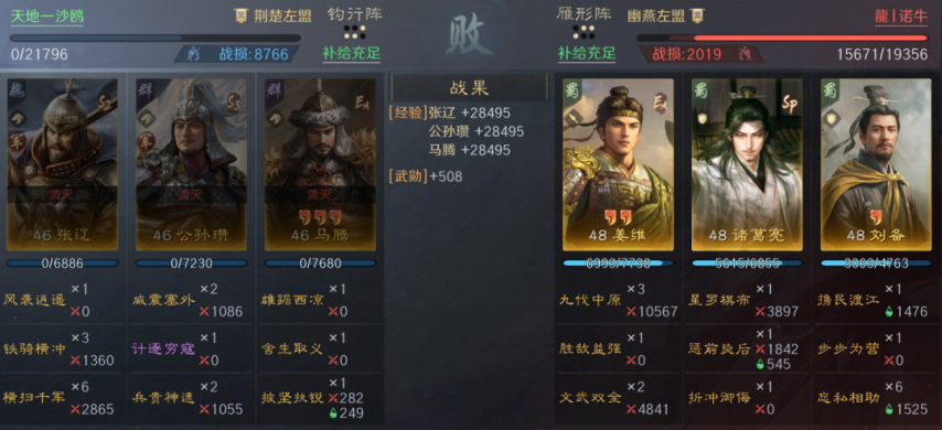图片[14]-《三谋》S9第二批演义武将实测，张辽+公孙瓒两套体系都玩得转，甘宁整体表现偏弱-萌图百科