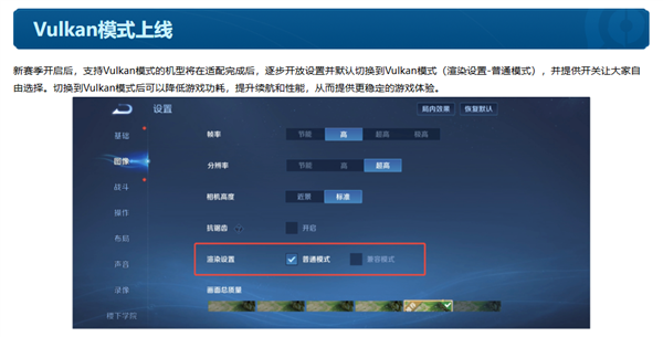 《王者荣耀》S40赛季今日开启 Vulkan模式上线：续航、性能双提升-萌图百科