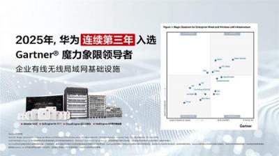 华为连续第三年入选Gartner®企业有线无线局域网基础设施魔力象限领导者-萌图百科