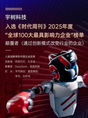 宇树科技入选《时代周刊》2025年