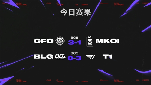 《英雄联盟》2025 MSI季中赛 BLG 0-3惨败T1 掉入败者组-萌图百科