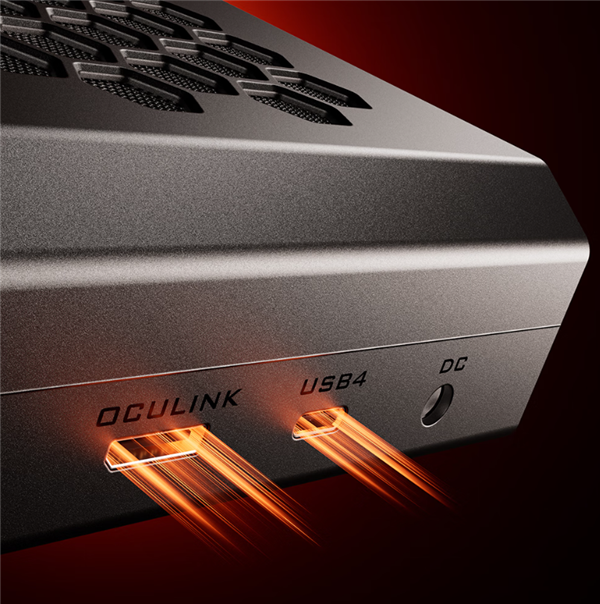 3399元！天钡发布RX 7600 XT外置显卡坞：OCulink、USB4双接口