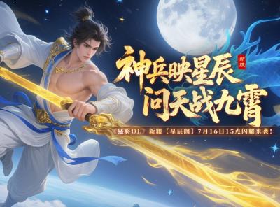 《猛将OL》新服【星辰阁】7月16日燃情开启！神兵现世，共赴问天之约！-萌图百科