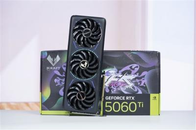 灵动双显灯效！铭瑄RTX 5060 Ti iCraft电竞之心OC 16G图赏-萌图百科
