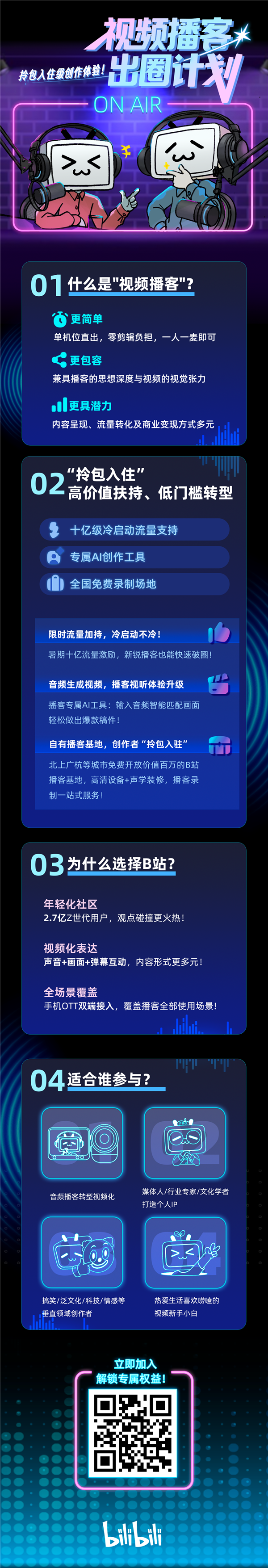 B站推出视频播客扶持政策 将在暑期提供10亿流量-萌图百科