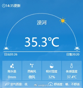 中国最北的北极村都装空调了！漠河气温超35℃  当地人直呼活久见-萌图百科