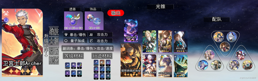 图片[26]-《崩坏：星穹铁道》「卫宫士郎Archer」的全面解析攻略-萌图百科