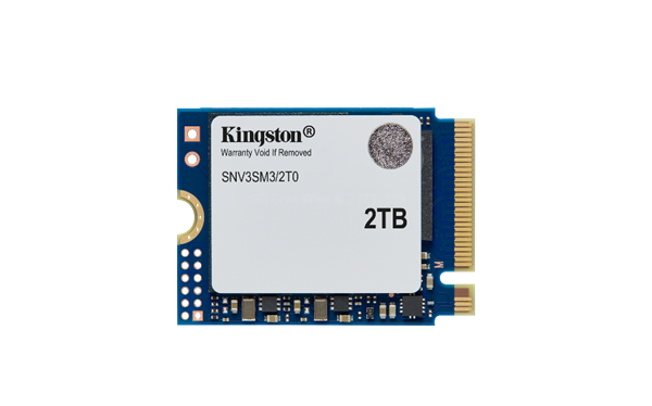 金士顿NV3 PCIe 4.0 NVMe固态硬盘推出全新规格