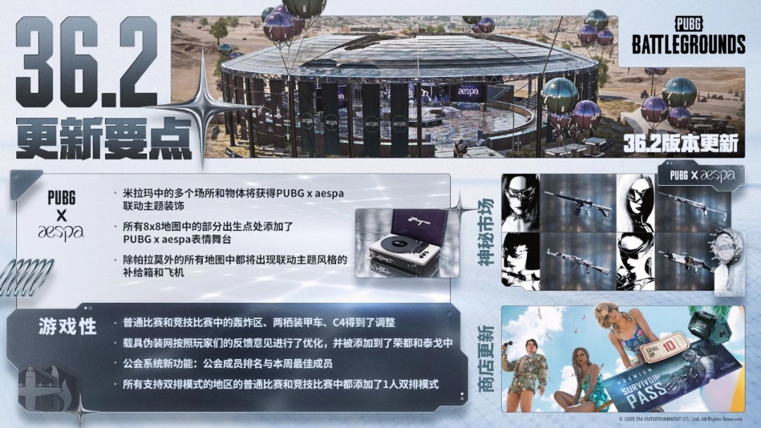 PUBG36.2版本更新 开启夏日同欢嘉年华