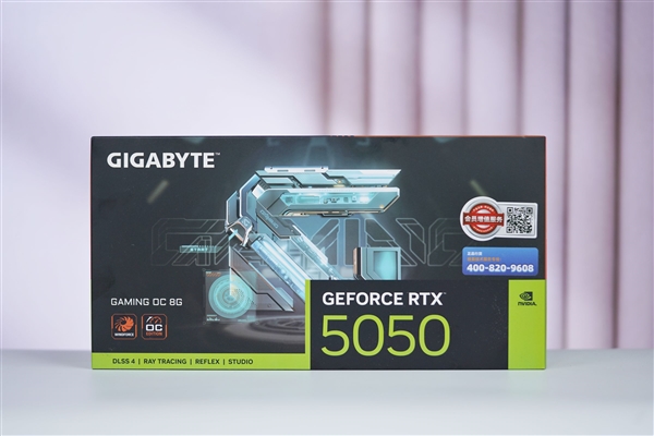 风之力散热！技嘉RTX 5050 GAMING OC显卡图赏