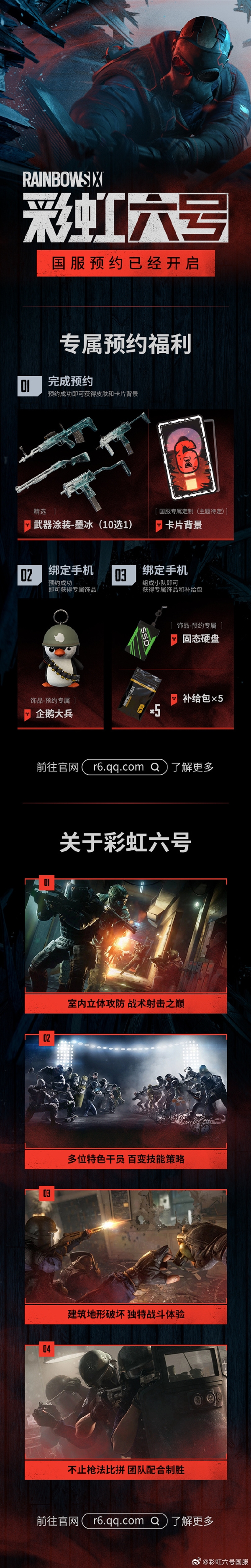 腾讯代理！《彩虹六号》国服开启预约