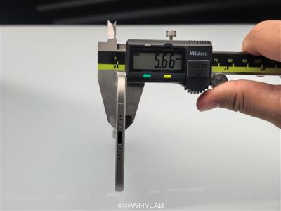 iPhone 17 Air最新机模上手：苹果史上最薄手机 无SIM卡槽-萌图百科